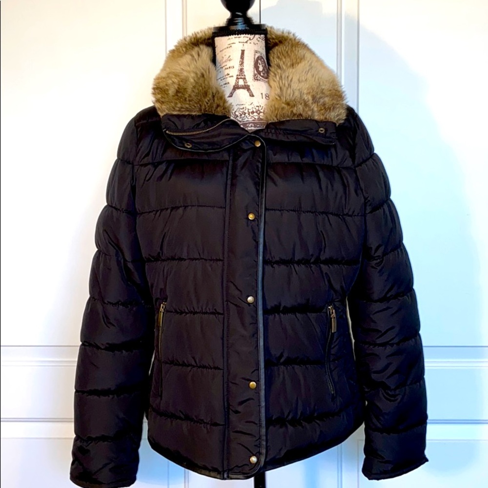 WOMEN’S FROST FREE FAUX-FUR PUFFER COAT